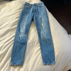 Levi’s 501 straight jeans W24 and L28